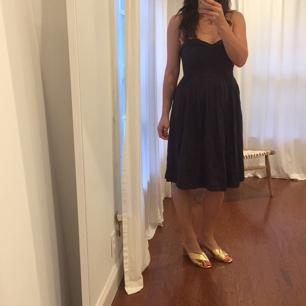 Navy ANTHROPOLOGIE dress